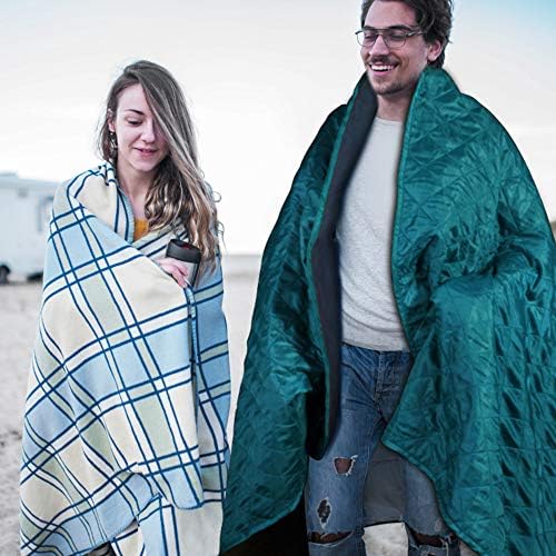 Water-resistant picnic blanket with doors, measuring 51 inches, priced at $26.99.