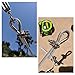 Teenitor High Quaity 100 pcs 1/16-inch Wire Rope Aluminum Sleeves Clip Fittings Cable Crimps + 10 pcs M2 Stainless Steel Thimble Combo