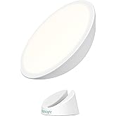Verilux HappyLight Halo - Cordless LED Light Therapy Lamp with a 360° Magnetic Base & Rechargeable Battery for Portable, UV-Free, Full Spectrum 10,000 LUX Light with Adjustable Brightness and Color