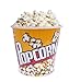 Juvale Popcorn Buckets/Popcorn Tub Containers - 6 Pack - Small, Medium, Large Sizes