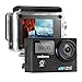 LegazoneSports Action Camera 12MP 1080P 2.0'' LCD 170° Wide Angle Lens Waterproof Diving HD Camcorder Car DVR Dual Screen