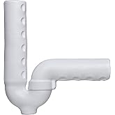 Truebro 82190 Lav Guard 2 100 Series Undersink Molded Vinyl Tubular P-Trap Piping Cover (100 E-Z), China White