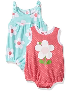 Baby Girls' Two Pack Sunsuit