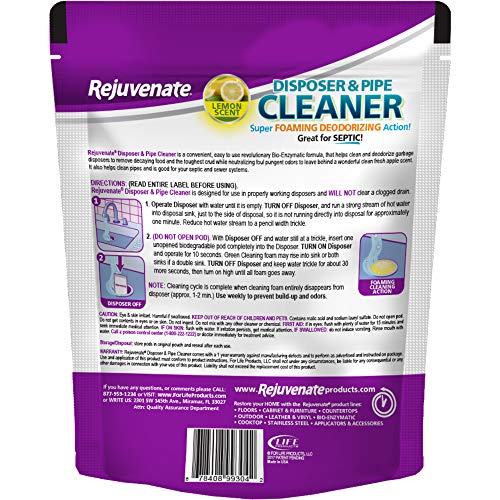 Rejuvenate RJ6DPC Disposer and Pipe Cleaner 6-Pack - //coolthings.us