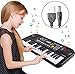 TWFRIC Kids Keyboard Piano 37 Keys Dual-Speakers Keyboard Piano for Kids with LCD Screen Display Portable Keyboard Piano Music Educational Toy for Boys Girls Child Toddlers