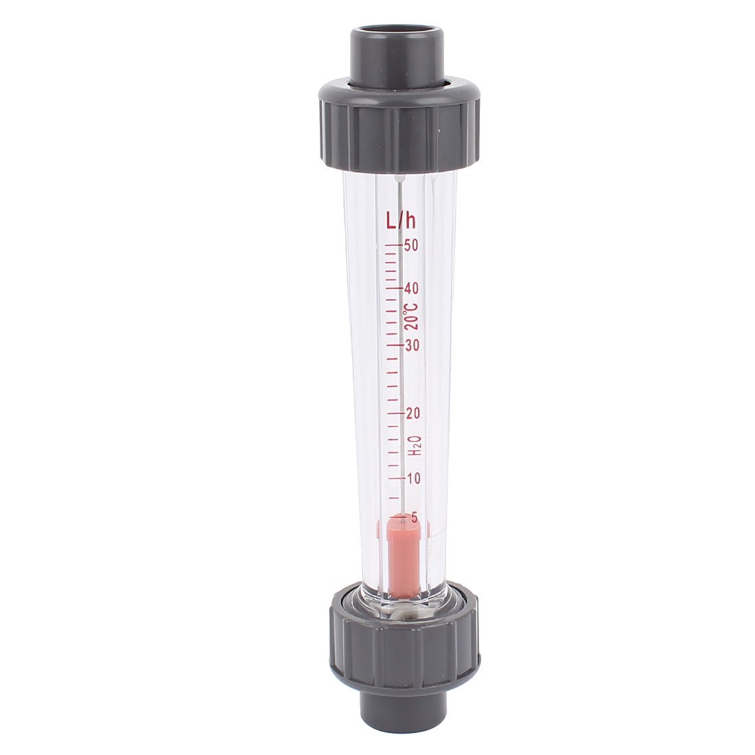 sourcingmap 5-50L/h Water Liquid Flow Measuring Meter Tube Style Flowmeter