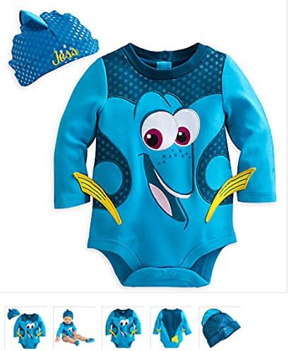 Disney - Dory Costume Bodysuit for Baby - Size 12 to 18 months