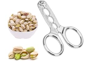 Nuts Pistachio Sheller Opener Kitchen Tools Stainless Steel Nutcracker Multi-Function Walnut Pine Sheller Opener Professional