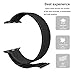 amBand Apple Watch Sport Loop 42mm, Lightweight Breathable Nylon Replacement Band for Apple Watch Nike+, Series 1, Series 2, Series 3, sport, Edition-Black