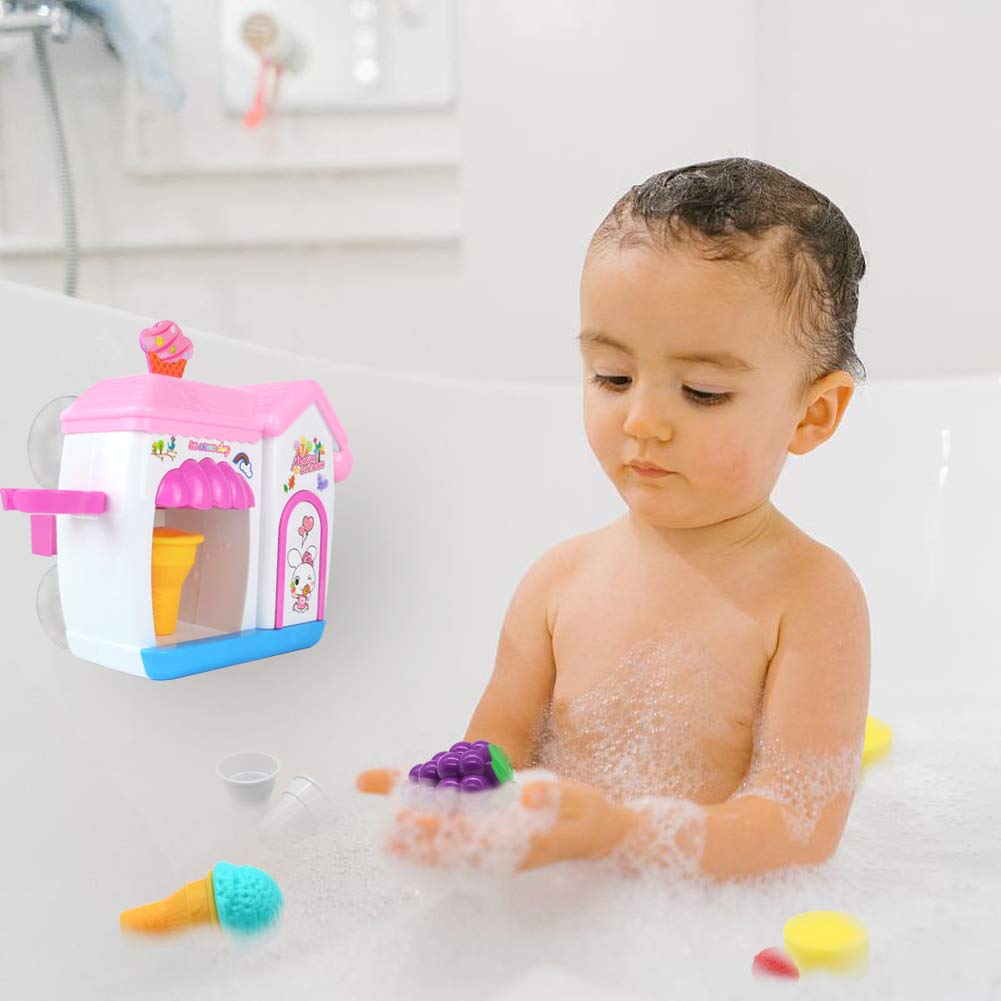 Review for Akokie Bath Toys, Toy Ice Cream Maker Bubble Foam Play Machi