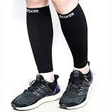 Crikor Calf Compression Sleeve - Improves Circulation and Recovery for Shin Splint, Calf Pain, Swelling, Leg Cramps - Calf Guard support for Running, Cycling, Maternity, Travel, Nurses, Waitress