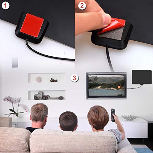 3 TV+Antenna+Range+Support+Television+Detachable