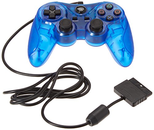 TTX PS2 Wired Controller - Clear Blue - PlayStation 2 - Thumbnail 2