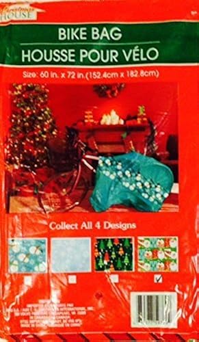 Bicycle Gift Wrap Bag Christmas 60' X 72' (Assorted, Designs Vary