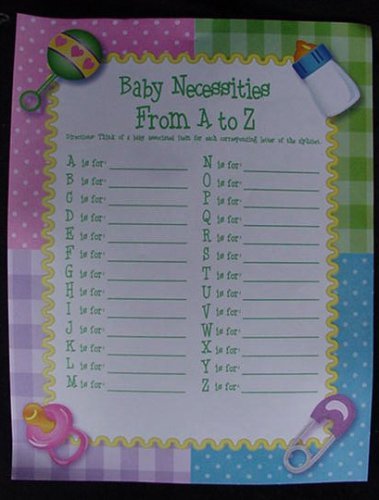 baby necessities from a to z