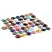 Wholesale Lot 24pcs Multi-color 25mm Gemstone Round Cab Cabochon For Jewelry Making
