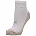 Aetrex Copper Sole Socks Non-Binding - White - Extra Cushioning - Ankle