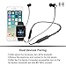 Bluetooth Headphones, FKANT Magnetic Wireless Headphones V4.2 Flexible Neckband Bluetooth Earphones Earbuds Sports Sweatproof Noise Canceling Headset with Mic Compatible for iPhone Xs Xr X 8