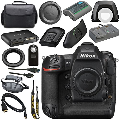 Nikon-D5-DSLR-Camera-Dual-CF-Slots-1558-Mini-HDMI-Cable-Carrying-Case-Wireless-Universal-Shutter-Release-Remote-Multi-Purpose-USB-card-Reader-Hand-Strap-Bundle
