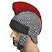 Kafeimali Men's Knight Knit Beard Hat Original Barbarian Warrior Halloween Caps (Gary D)