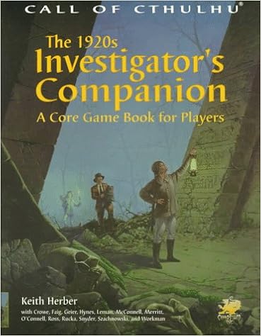 The 1920s Investigator's Companion: A Core Game Book for Players (Call of Cthulhu) The 1920s Investigator's Companion: A Core Game Book for Players (Call of Cthulhu)
