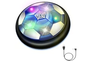 JRD&BS WINL Hover Soccer Ball Toys for Boys Girls Rechargeable Floating Soccer Ball with Led Lights Indoor Air Football Game Birthday Gifts for Kids 3-12 Yr
