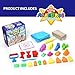 AnanBros Play Sand, Magic Space Sand Castle Building Kit, Squeezable Beach Sand 2 LB + Castle Molds and Sand Tray, Best Sand Toys for Kids