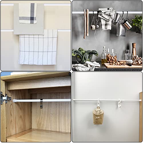 Tension Rods 5 PACK Cupboard Bars Spring Tensions Rod Curtain Rod