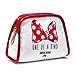 LONDON SOHO NEW YORK Disney Collection Minnie Mouse Cosmetic Clutch, One Of A Kind Bow