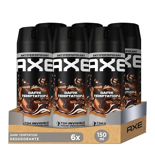 Dark Temptation Deodorant für Herren, Antitranspirant, 150 ml, 6 Stück