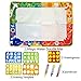 BaiFM Large Water Doodle Mat,Water Drawing Mat Pad,Aqua Magic Writing Mat with 3 Water Pens and 9 Molds and 49 Draw Templates,Kids Toddlers Girls Boys Educational Travel Toy Gift Size 39.4