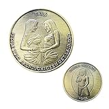 Man Humor Chicks Get Laid Heads & Tails Good Luck Challenge Coin