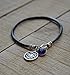 Protection Solomon Seal Coin Charm & Blue Evil Eye Charm Bracelet for Men - Size 8 Inch