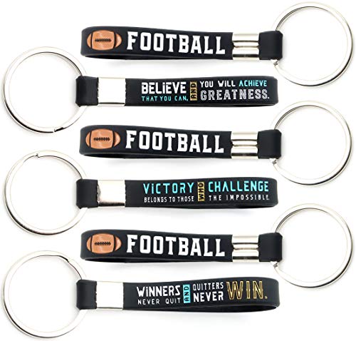 12-Pack-Football-Keychains-with-Motivational-Quotes-Wholesale-Pack-of-Key-Chains-in-Bulk-for-Football-Gifts-for-Team-Football-Theme-Party-Favors-and-Supplies-for-Boys-Girls-Men-Women