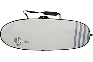 Culture Supply Surfboard Board Bags | Sizes 6'0~10'0 | Durable, fin zippers, storage pockets