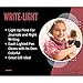 Write-Light 4 Pack of White Light Writing Pens. Smooth Writing Black Ink Pens. Light Pens for Writing in Bed, at Work, or School. Pens for Journals or Writing in Low Light Conditions. Great Gift Idea!