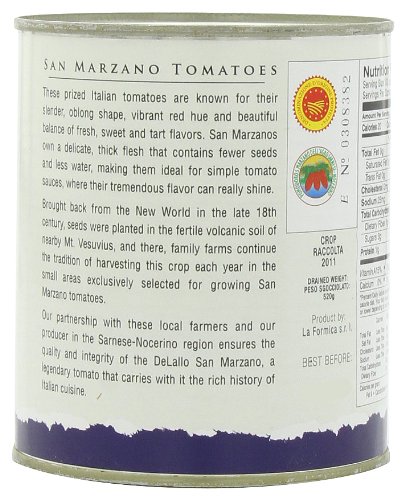 DeLallo Imported San Marzano Whole Peeled Tomatoes, 28-Ounce Cans (Pack of 6) - Thumbnail 5