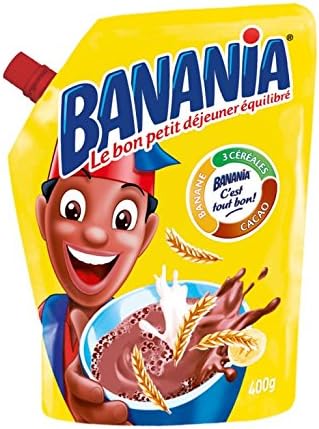 Banania Chocolate Breakfast Mix Imported From France 14.1oz Case of 12 Units - Wholesale