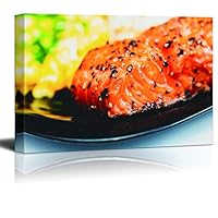 Framed Canvas Wall Art April Day Theme Design Canvas Prints Home Artwork Decoration for Living Room,Bedroom - 12x18 inches