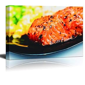 signwin Framed Canvas Wall Art April Day Theme...