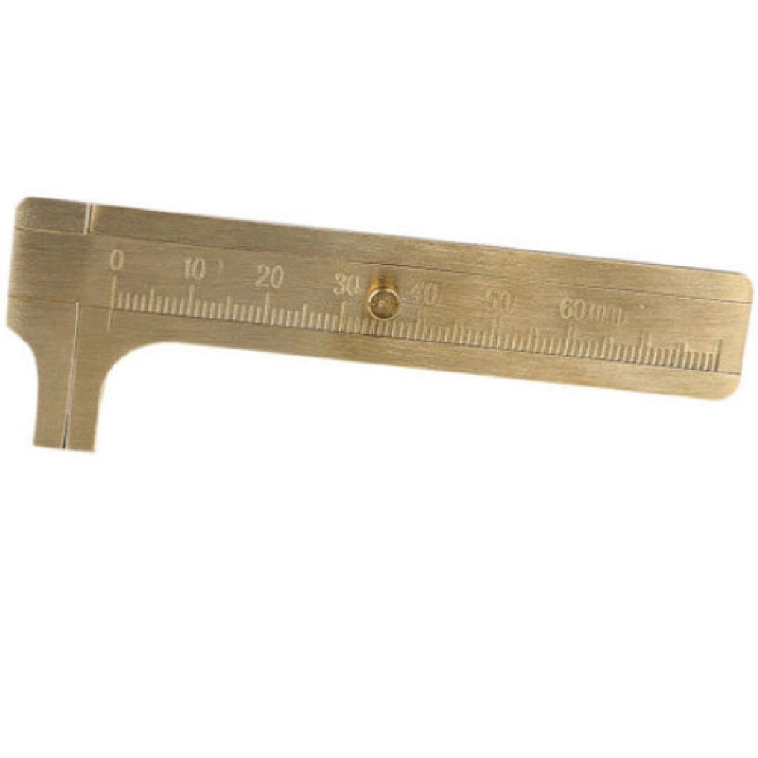 Mini Solid Brass Sliding Gauge Vernier Caliper 80mm 3 15inch ...
