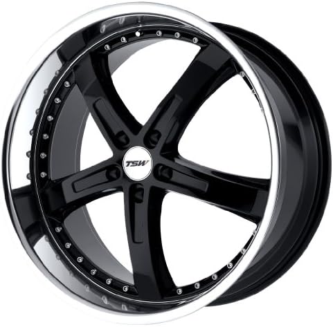 TSW Alloy Wheels Jarama Gloss Black Wheel with Machined Lip (20x8.5"/5x114.3mm)