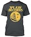 Splash Brothers Shirt Golden State Stephen Curry Klay Thompson Warriors Basketball Bros (Charcoal Gray, L)