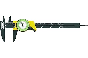 General Tools & Instruments 142 6-Inch English and Metric Plastic Dial Caliper