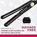 LANDOT Ceramic Tourmaline Hair Straightener Professional Anti Static Flat Iron with 1 inch Floating Plates Dual Voltage Hair Styling Tools Adjustable Temperature 140F to 465F for All Hair Typesthumb 3