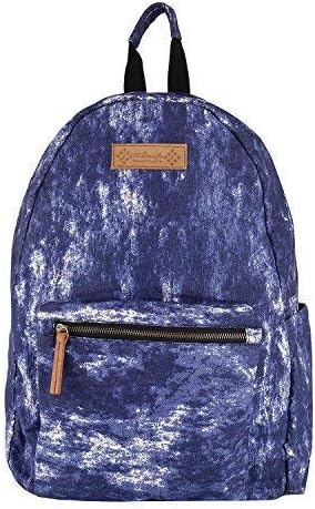 Almolfa Classic Canvas Backpack (Blue Laptop)
