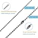 TI-EDC Pure Titanium Bead Ball Chain Necklace, Jewelry Chain Adjustable with Gift Package for Men and Women (3.0mm Bead-24in Length)