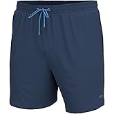 HUK Mens 5.5" Pursuit Volley, Quick-Dry Fishing Swim Shorts