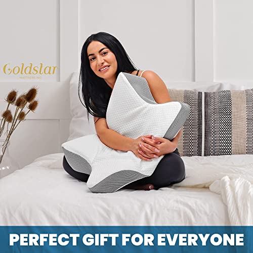 Indulgence Cervical Memory Foam Pillow Contour Pillow with