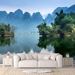 Wall Murals for Bedroom Beautiful Nature Norway Natural Landscape Large Removable Wallpaper Peel and Stick Wall Stickers - 66x96 inches
